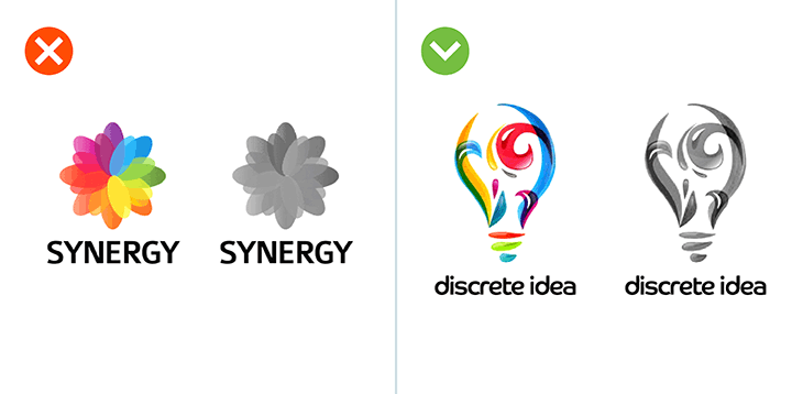 color in logo