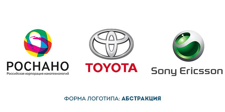 Форма логотипа-АБСТРАКЦИЯ
