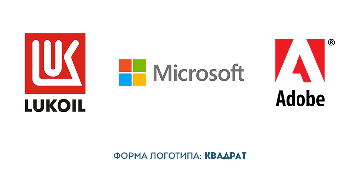 Форма логотипа-квадрат