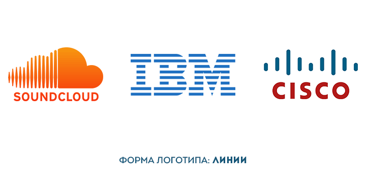 Форма логотипа-линии