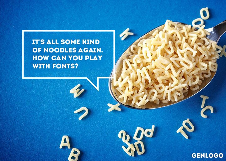 font noodles