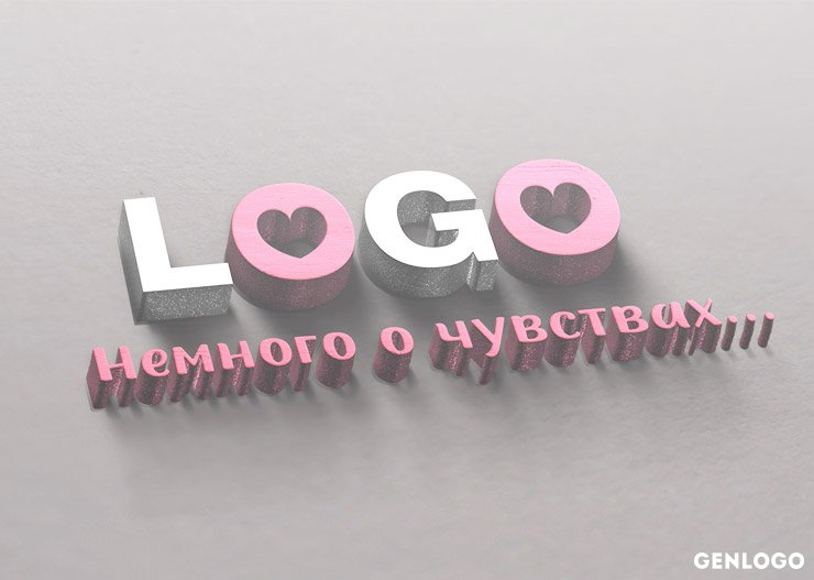 чувства в логотипе
